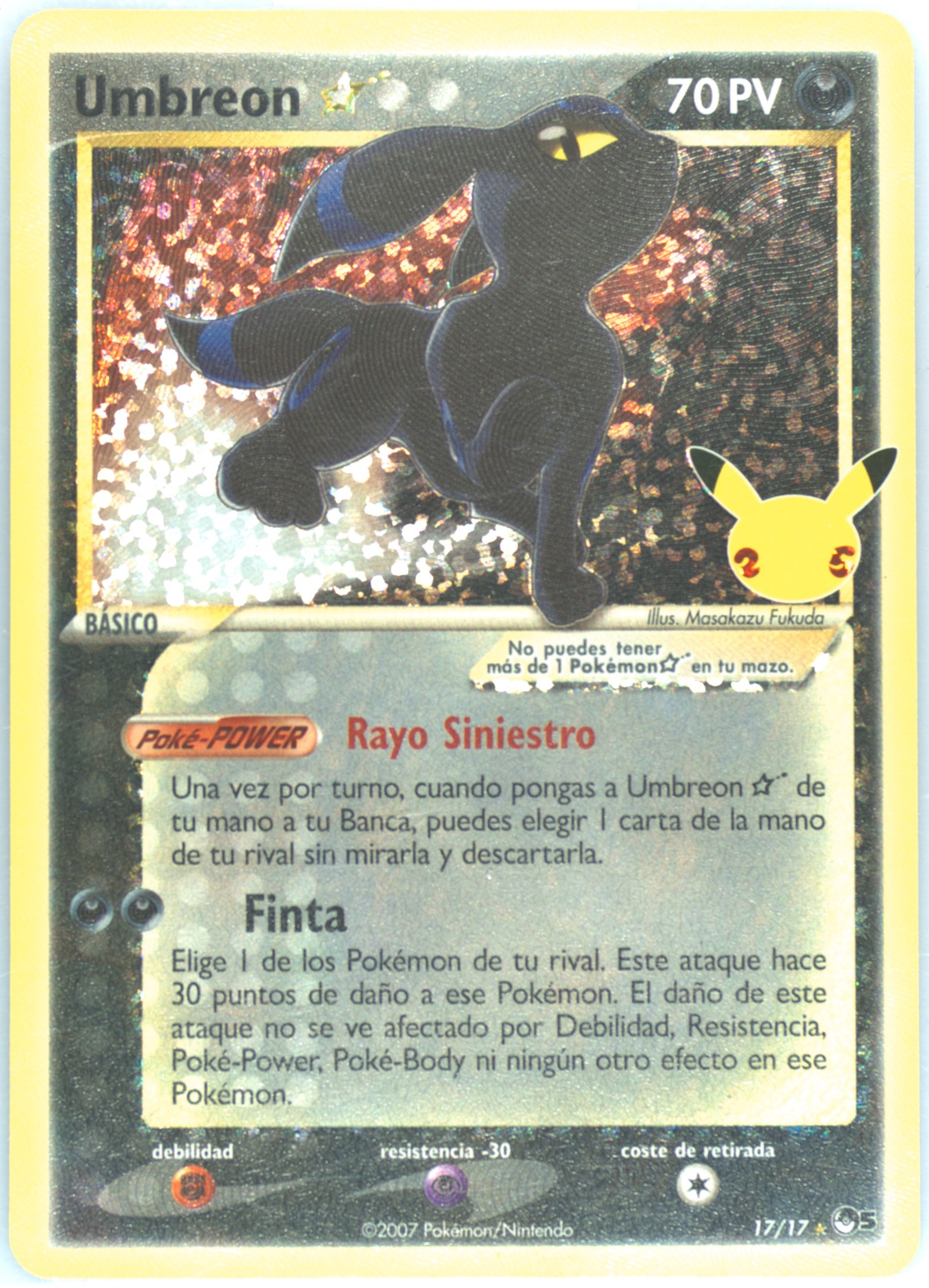 umbreon gold star celebrations stamped pokemon card Umbreon  Gold Star  Celebrations Classic Collection 2021  PSA 9   Cardtreasure.ch