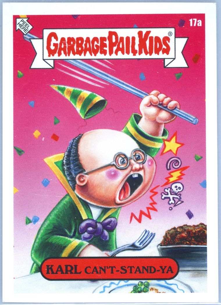 2020 Topps 2020 Garbage Pail Kids Bizarre Holidays Festivus #17a Karl Can'T-Stand-Ya front