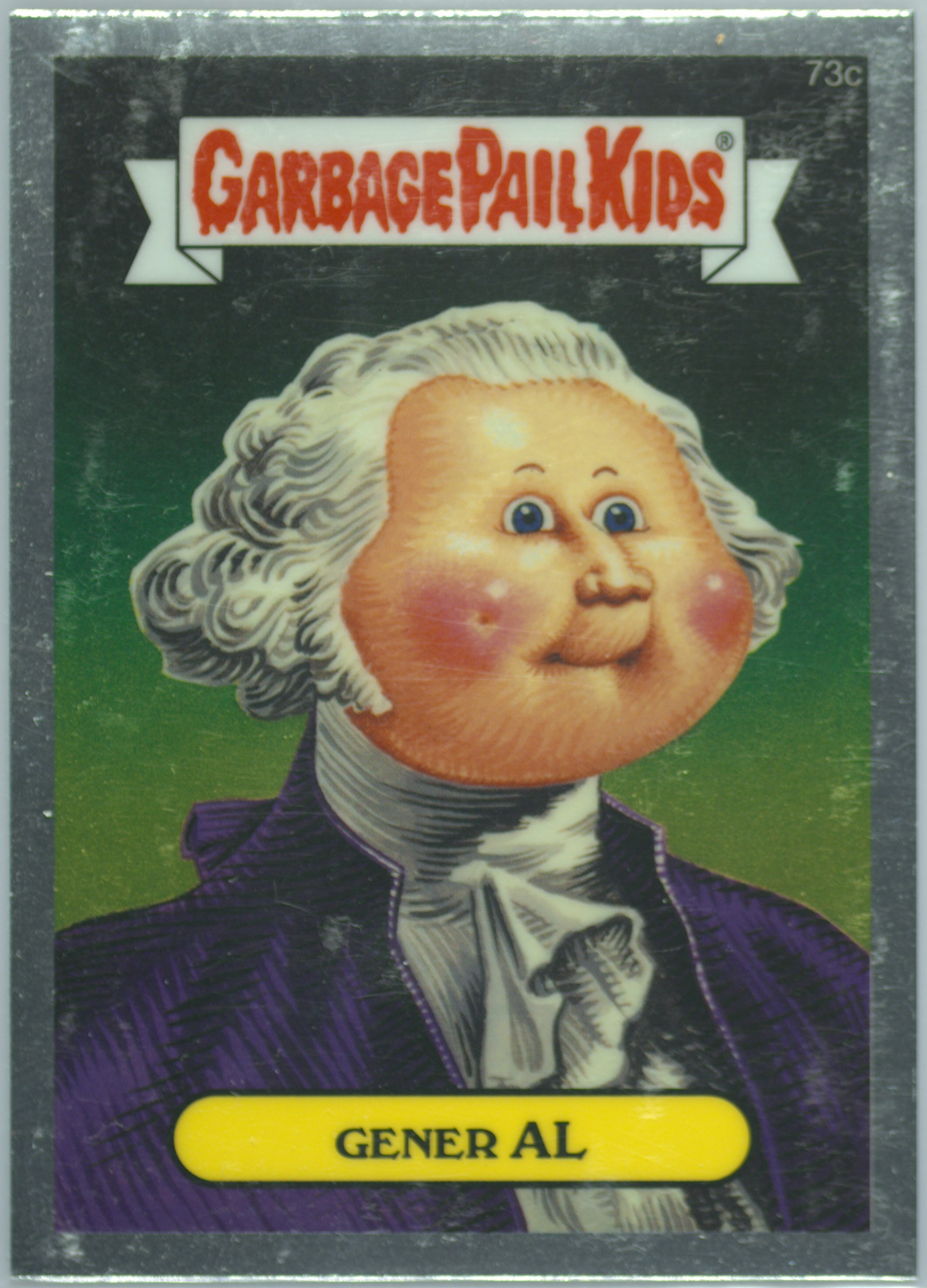 2014 Topps Garbage Pail Kids Chrome Series 2-C Variations #73c Gener Al front