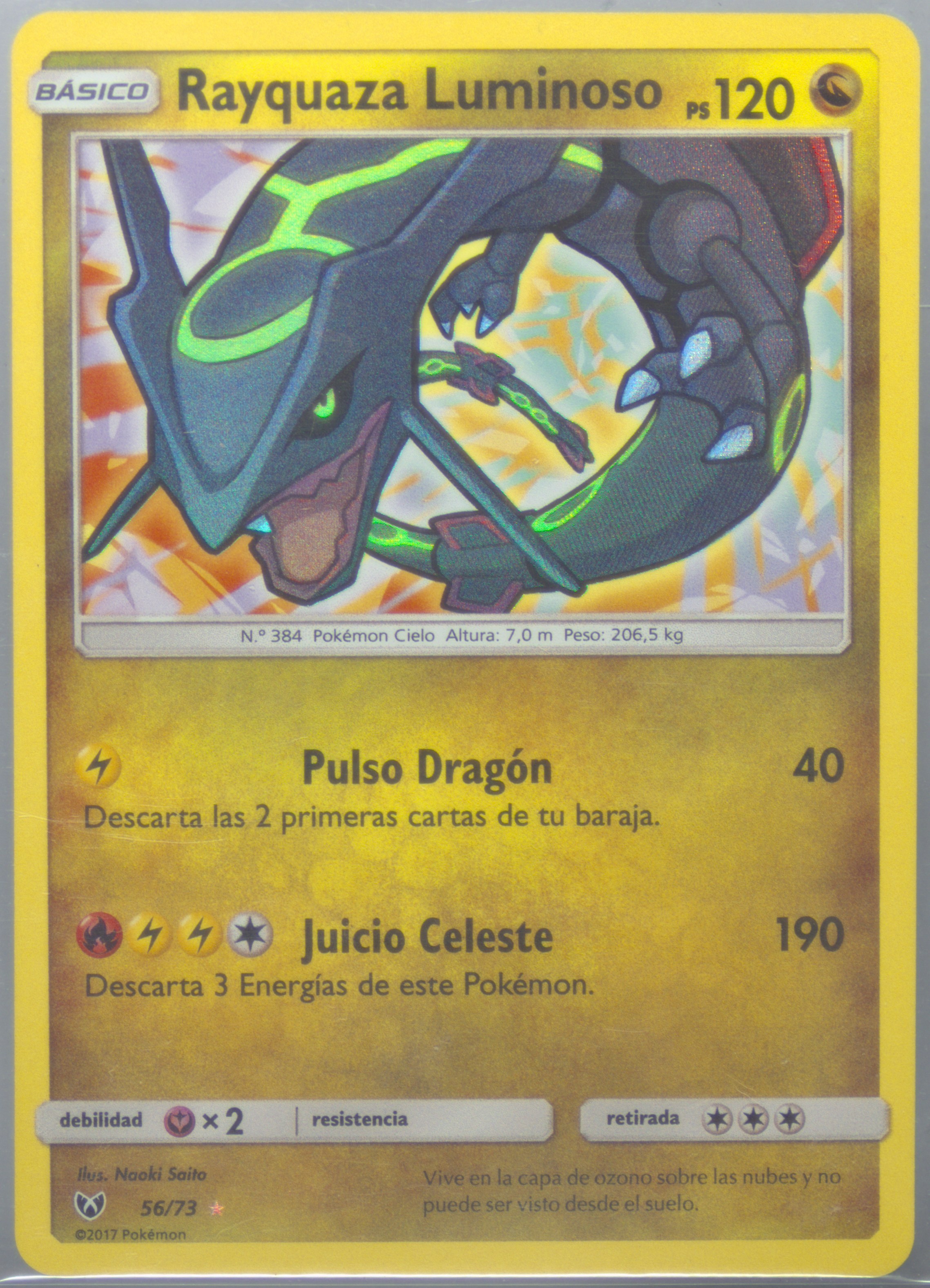 shining rayquaza pokemon card Promo Rayquaza Star Pokemon Card Holographic Credit Card Holographic Credit  Card Skin – Anime Town Creations main image 1
