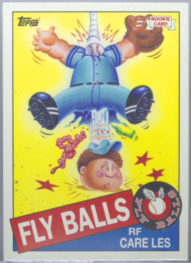 2015 Topps Garbage Pail Kids Series 1 Baseball Cards #6 Care Les front