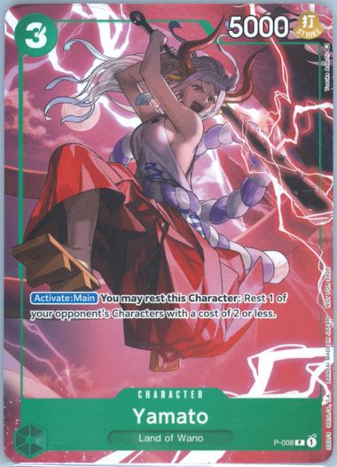 ヤマト　WINNERパックVol.1　PSA Auction Prices Realized Tcg Cards 2022 ONE PIECE PROMOS Yamato