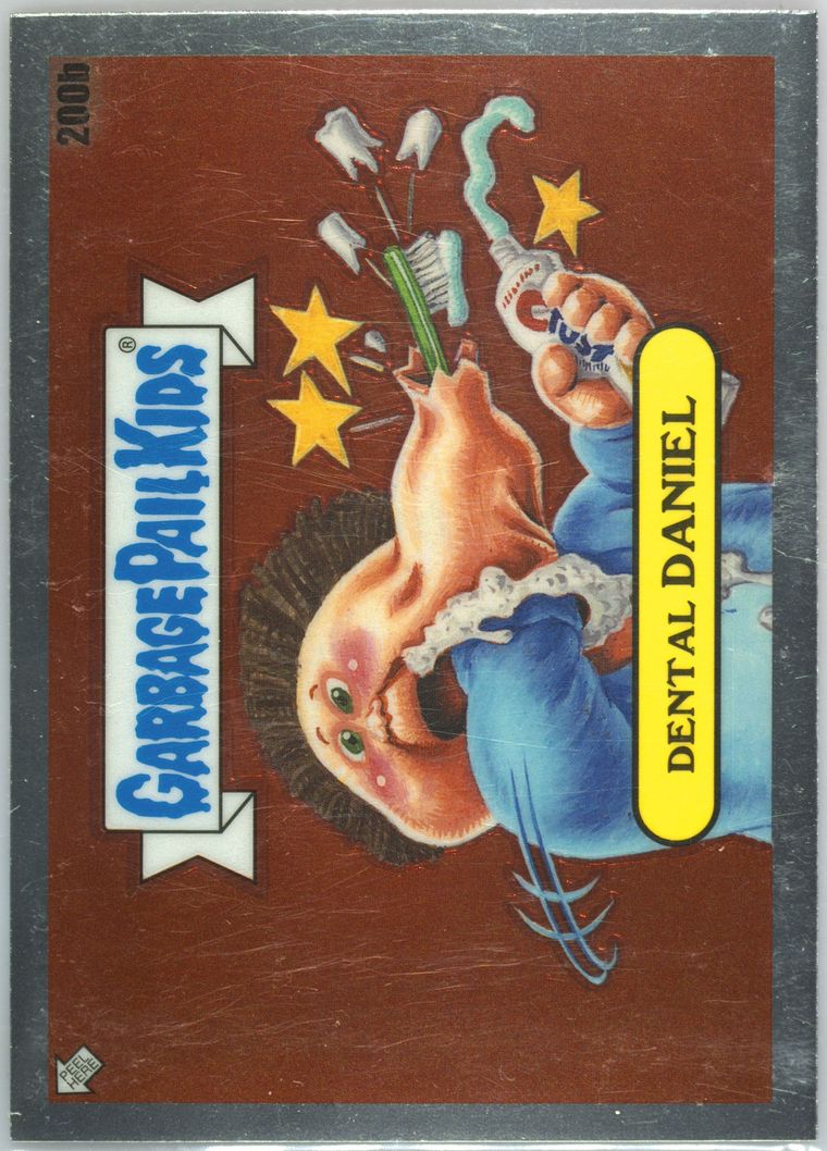 2022 Topps Garbage Pail Kids Chrome #200b Dental Daniel front