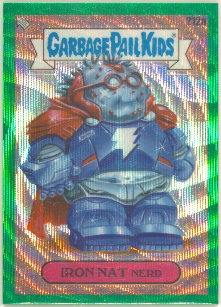 Iron Nat Nerd #212a Green Wave Refractor