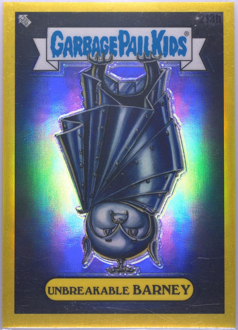 Unbreakable Barney #213b Yellow Refractor