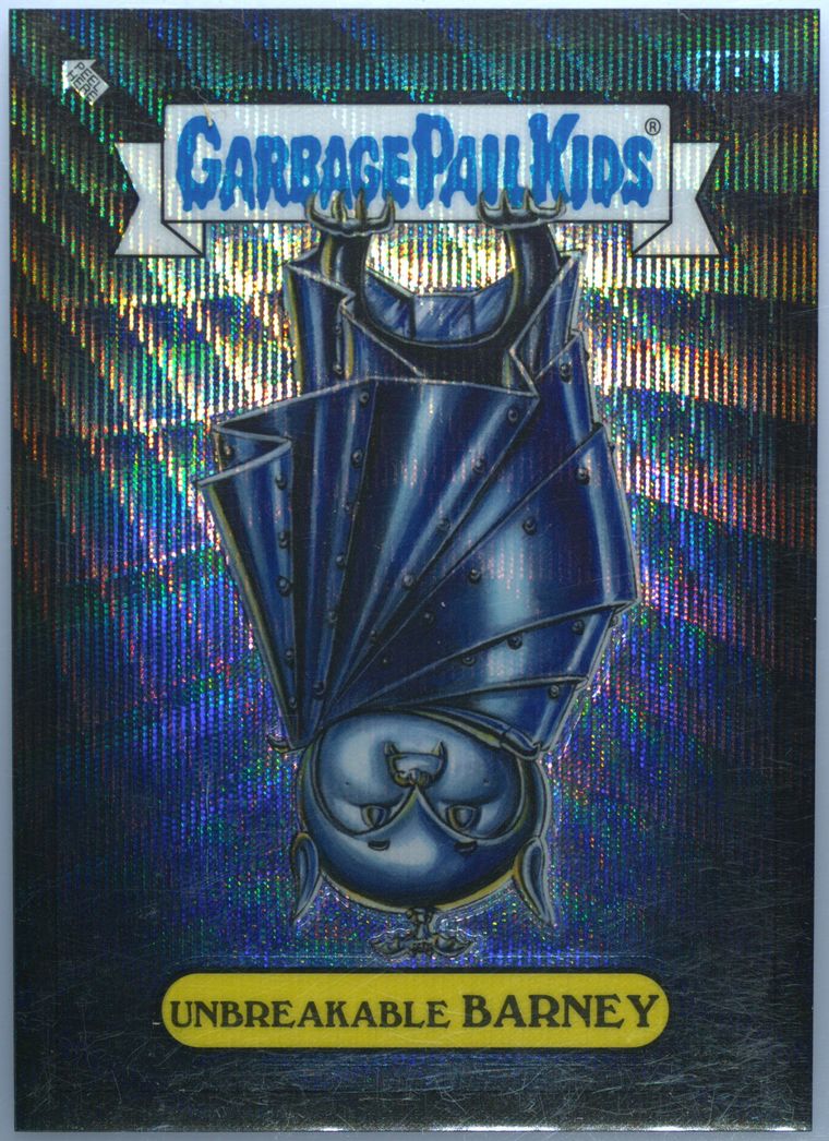 Unbreakable Barney #213b Black Wave Refractor