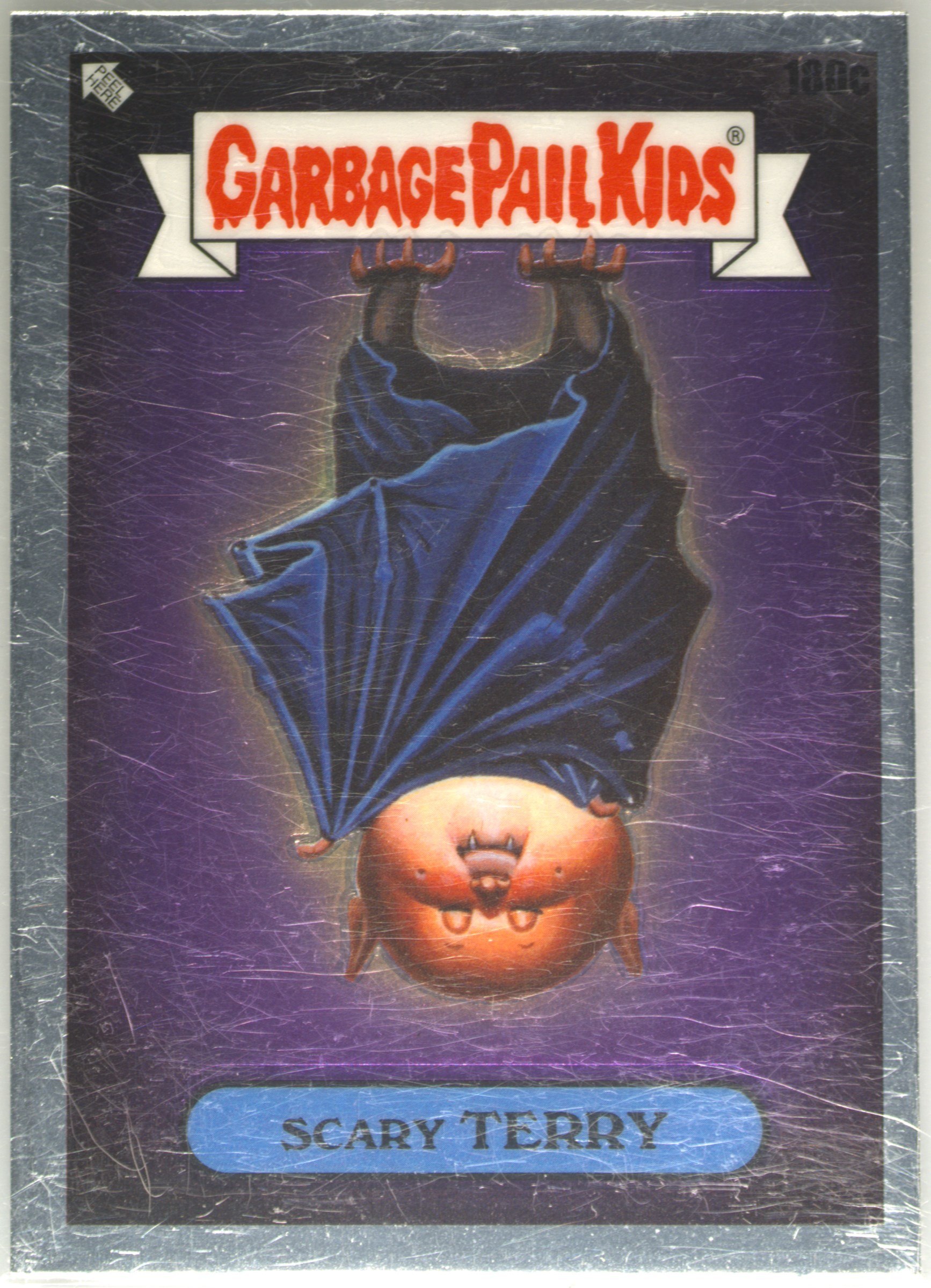2022 Topps Garbage Pail Kids Chrome #180c Scary Terry front