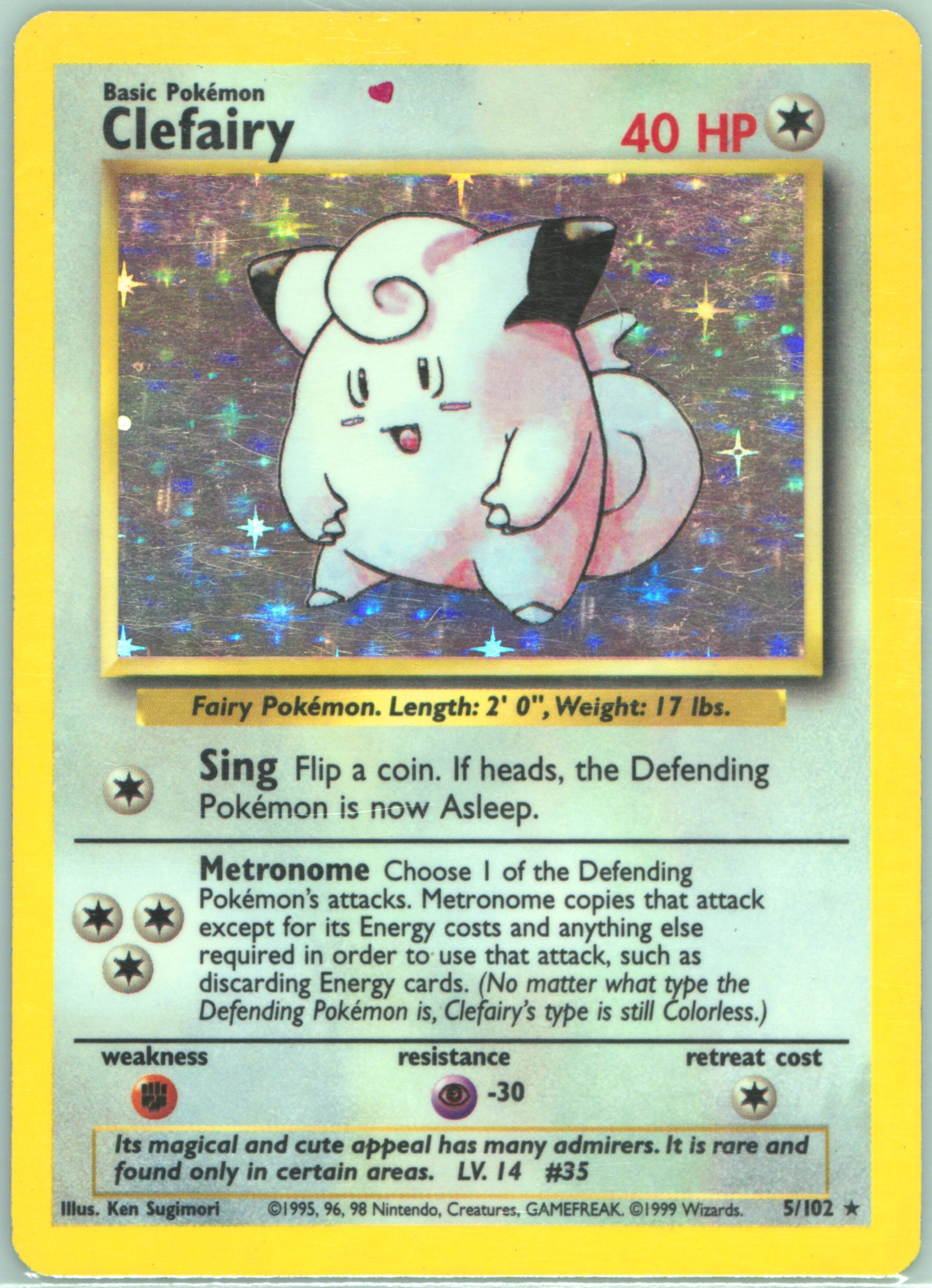 Clefairy-Holo #5