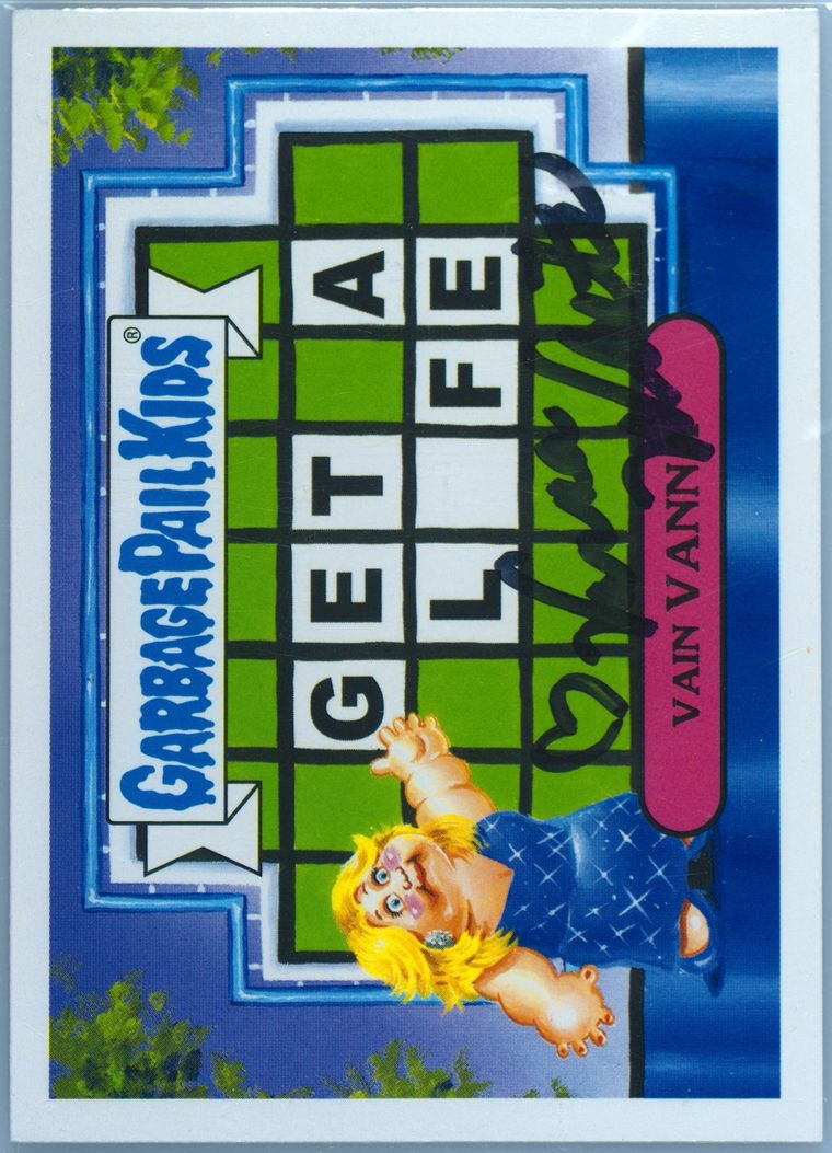 2023 Topps Garbage Pail Kids Prime Slime Trashy TV #2b Vain Vanna front