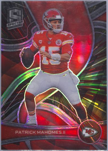 2022 Panini Spectra Hyper Prizm SP buy #'d /75 Patrick Mahomes KC Chiefs No. 56