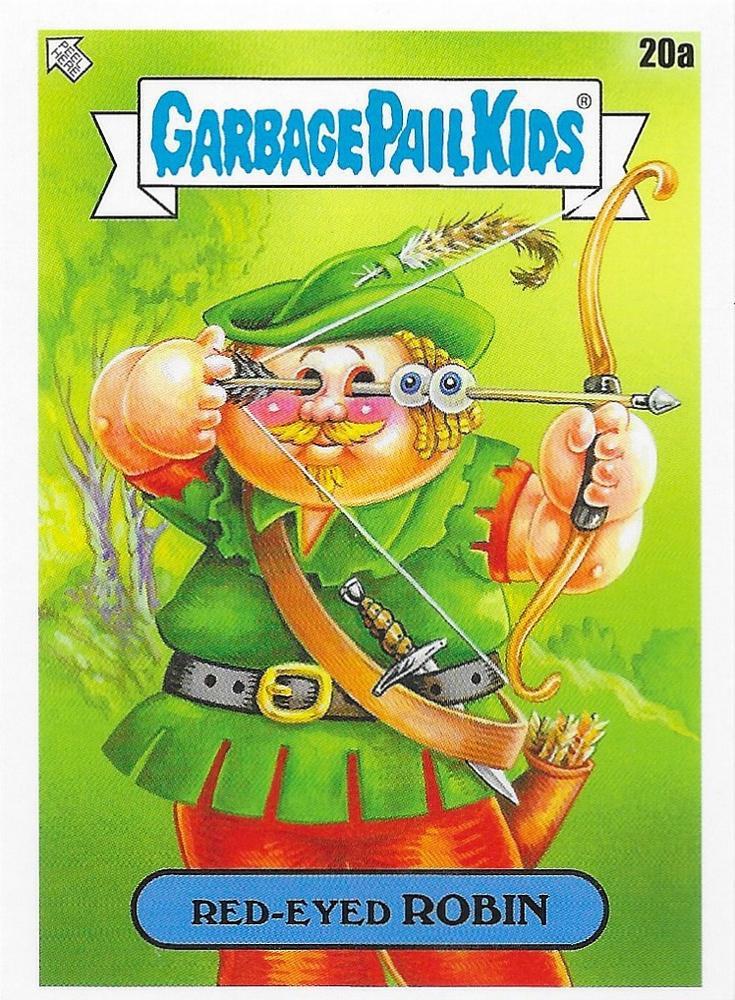 2022 Topps Garbage Pail Kids Book Worms #20a Red-Eyed Robin front
