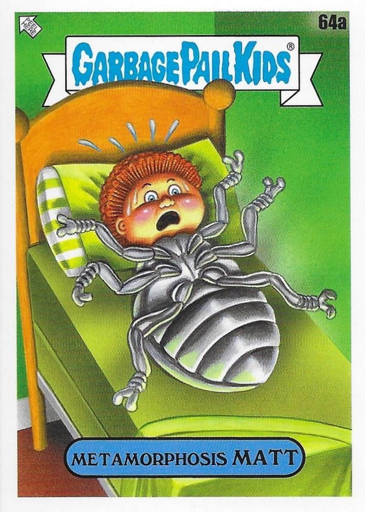 2022 Topps Garbage Pail Kids Book Worms #64a Metamorphosis Matt front
