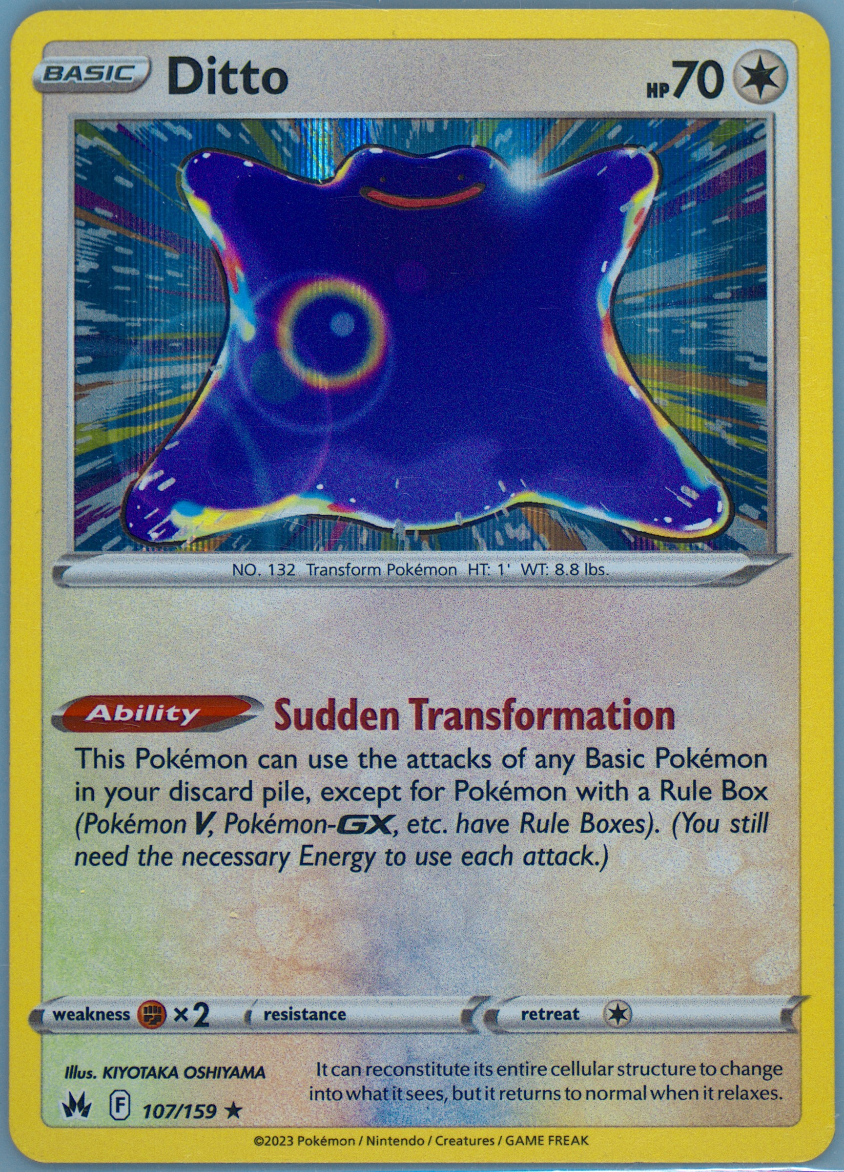 most valuable 151 pokemon cards english Ditto 62/113 Geodude EX Delta Species Pokemon Card Near Mint main image 1