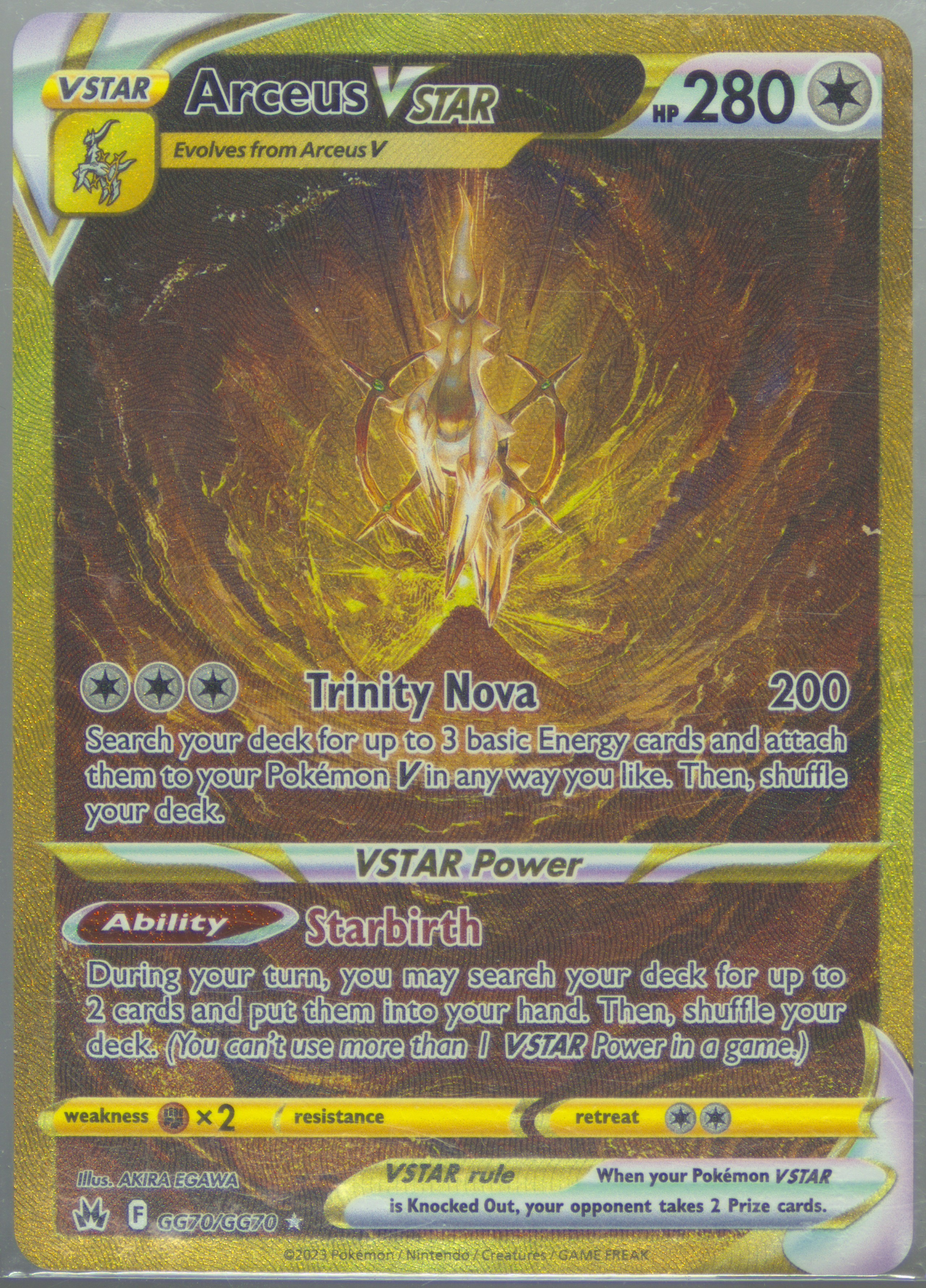 rare arceus card Pokemon TCG - Arceus Lv. 100 Rare Non-Holo Pokemon Card AR6
