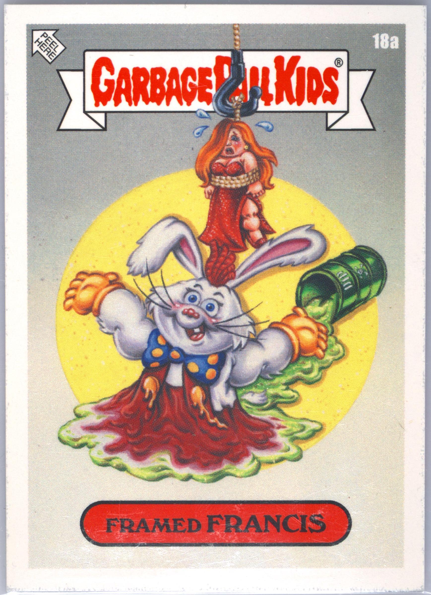 2022 Topps Garbage Pail Kids We Hate The '80s #18a Framed Francis front