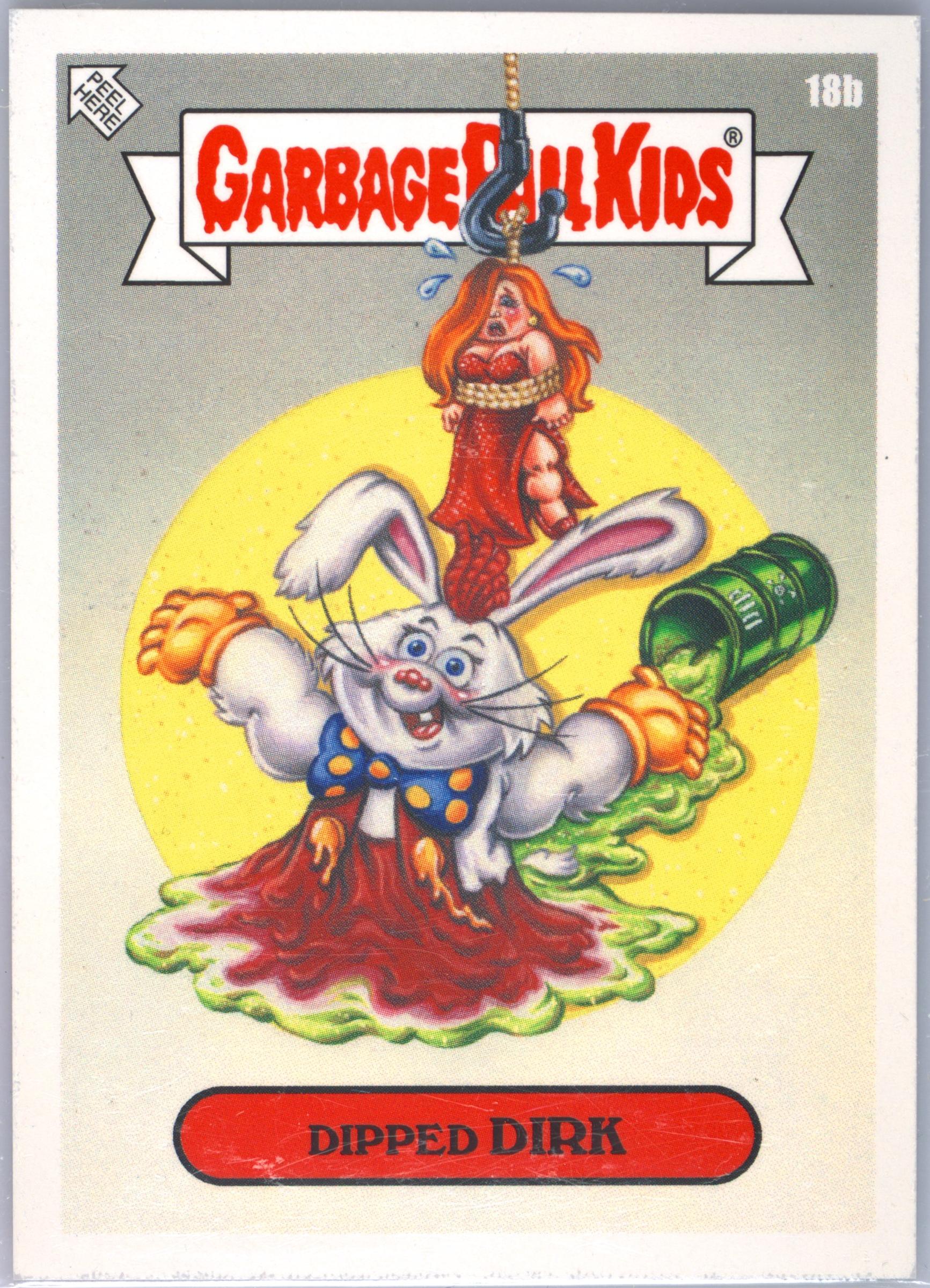 2022 Topps Garbage Pail Kids We Hate The '80s #18b Dipped Dirk front