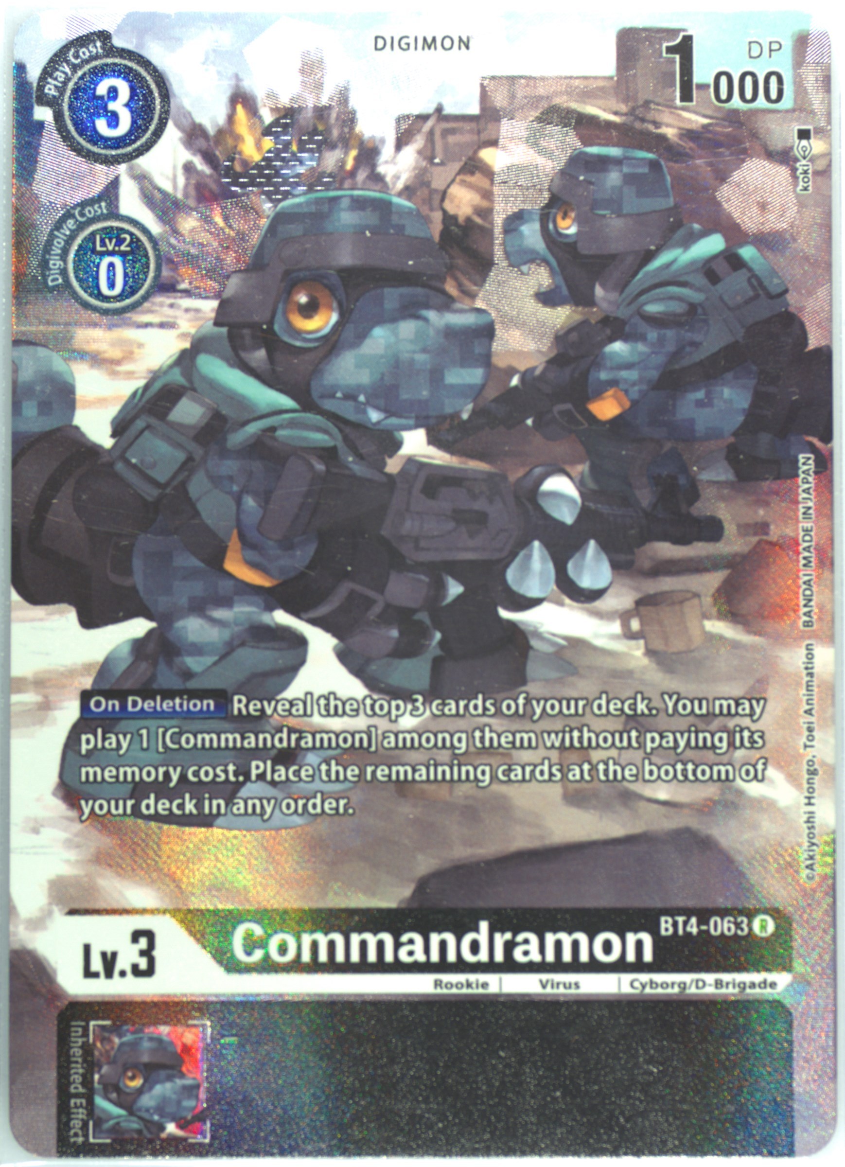 Auction Prices Realized Tcg Cards 2023 Digimon Bt11-Booster