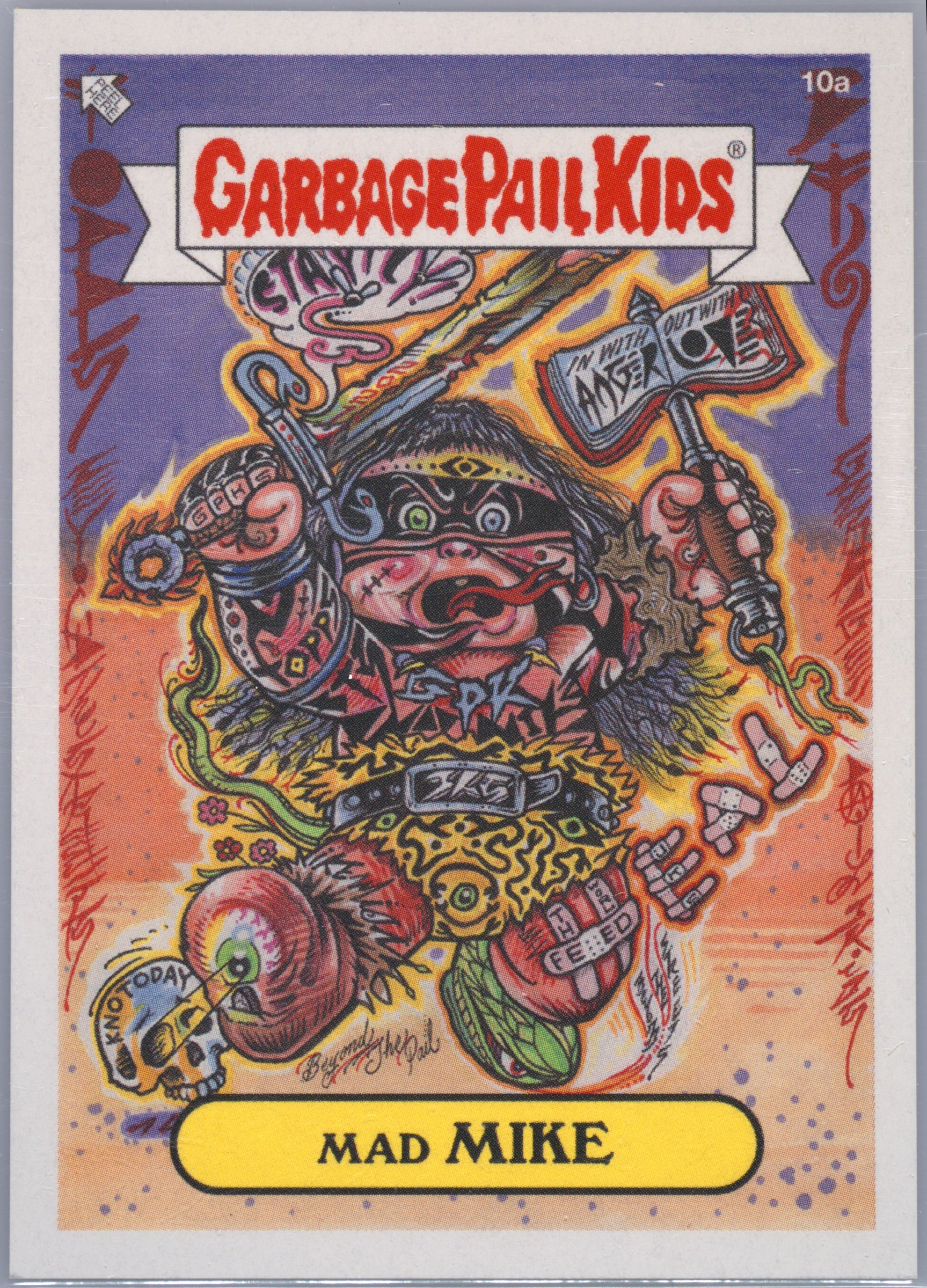 2021 Topps Garbage Pail Kids Beyond The Streets Series 2 #10a Mad Mike front