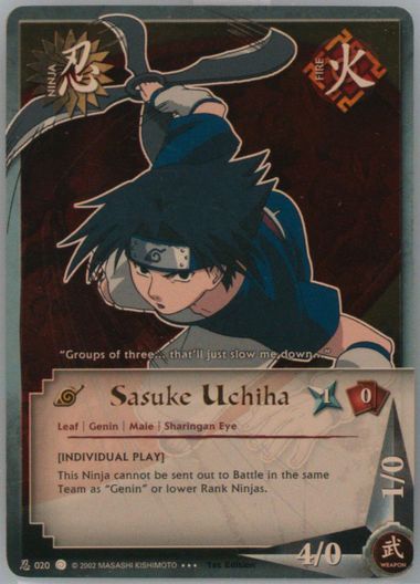 Auction Prices Realized Tcg Cards 2006 NARUTO CCG SERIES 1