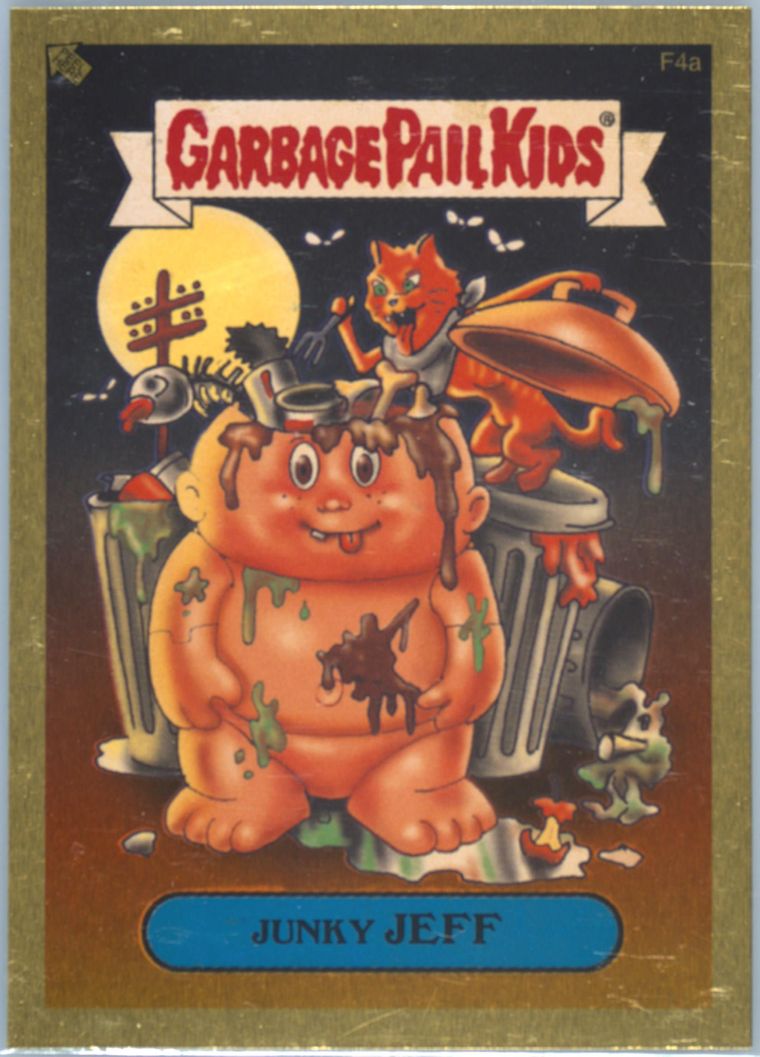 2004 Topps Garbage Pail Kids Stickers Series 2 Foil Stickers #f4a Junky Jeff front