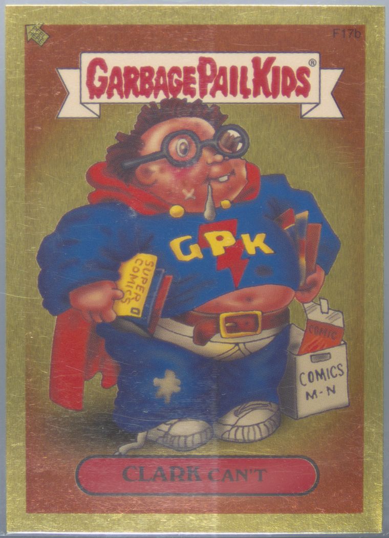 2004 Topps Garbage Pail Kids Stickers Series 2 Foil #f17b Clark Can'T front