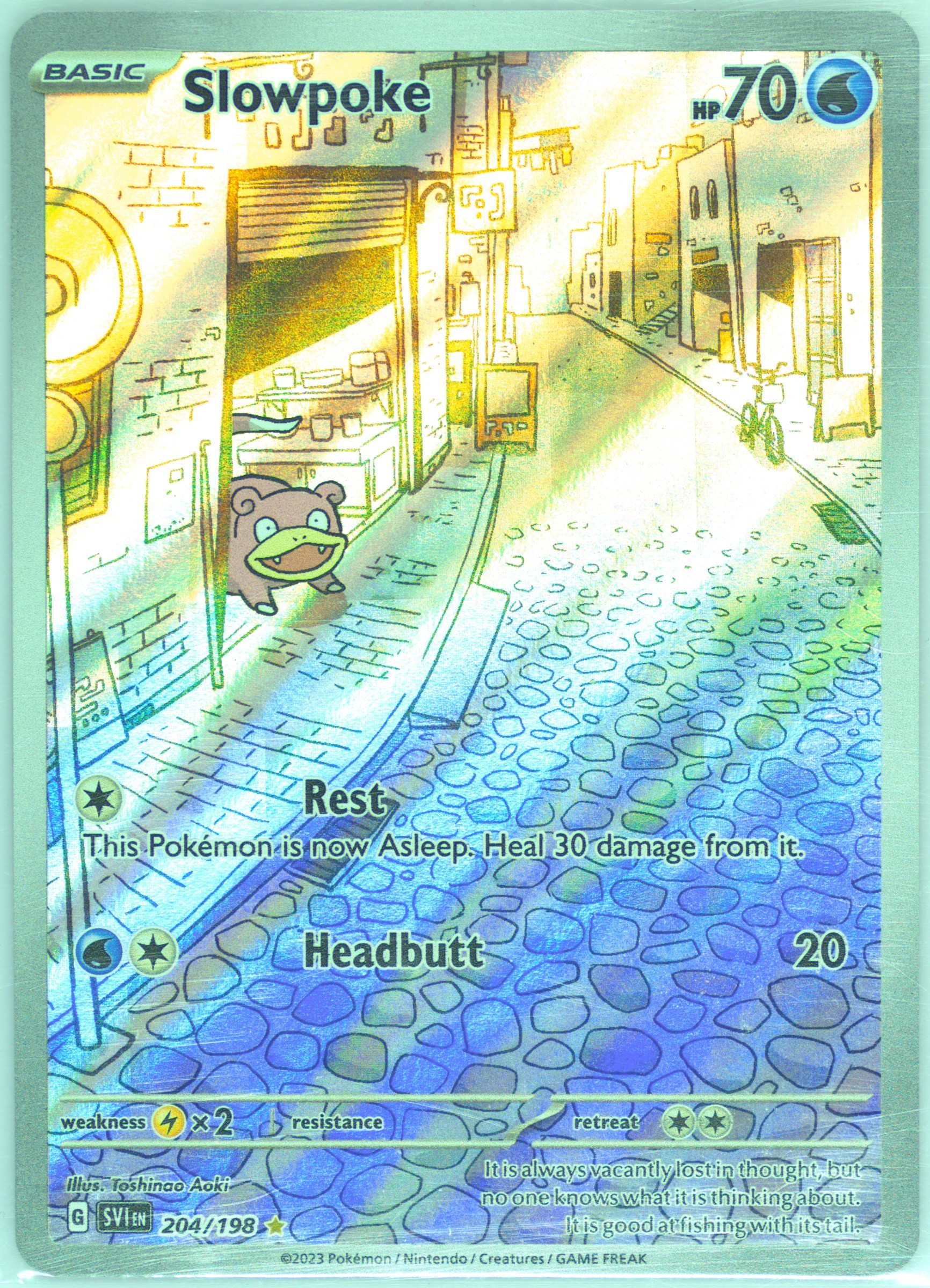 pokemon center free promo card Slowpoke & Psyduck GX -Single Card main image 0