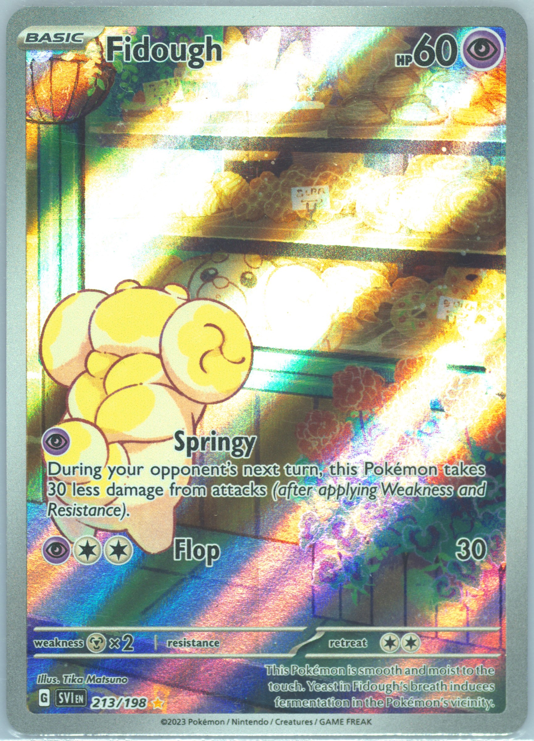 fidough pokemon card Amazon.com: Pokemon - Fidough 213/198 - Scarlet & Violet - Illustrator Rare