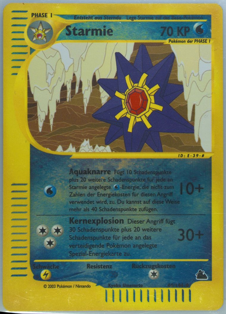 Starmie-Reverse Foil (Skyridge)