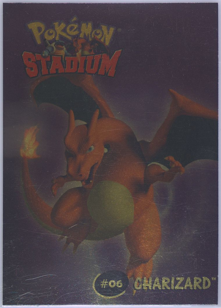 Charizard (Danone Pokemon Stadium Tip Shiny)