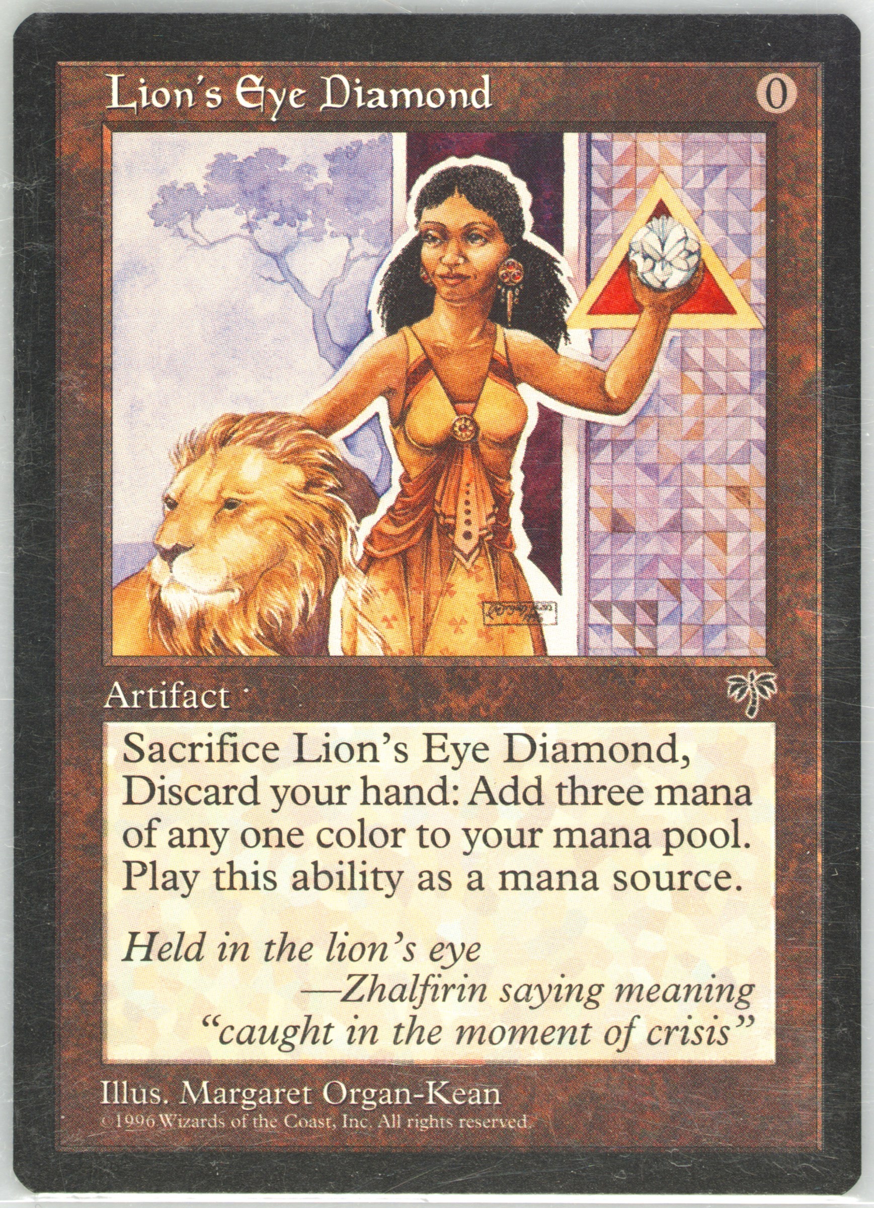 MTG ライオンの瞳のダイアモンドLion's Eye Diamond psa9 Spec Details