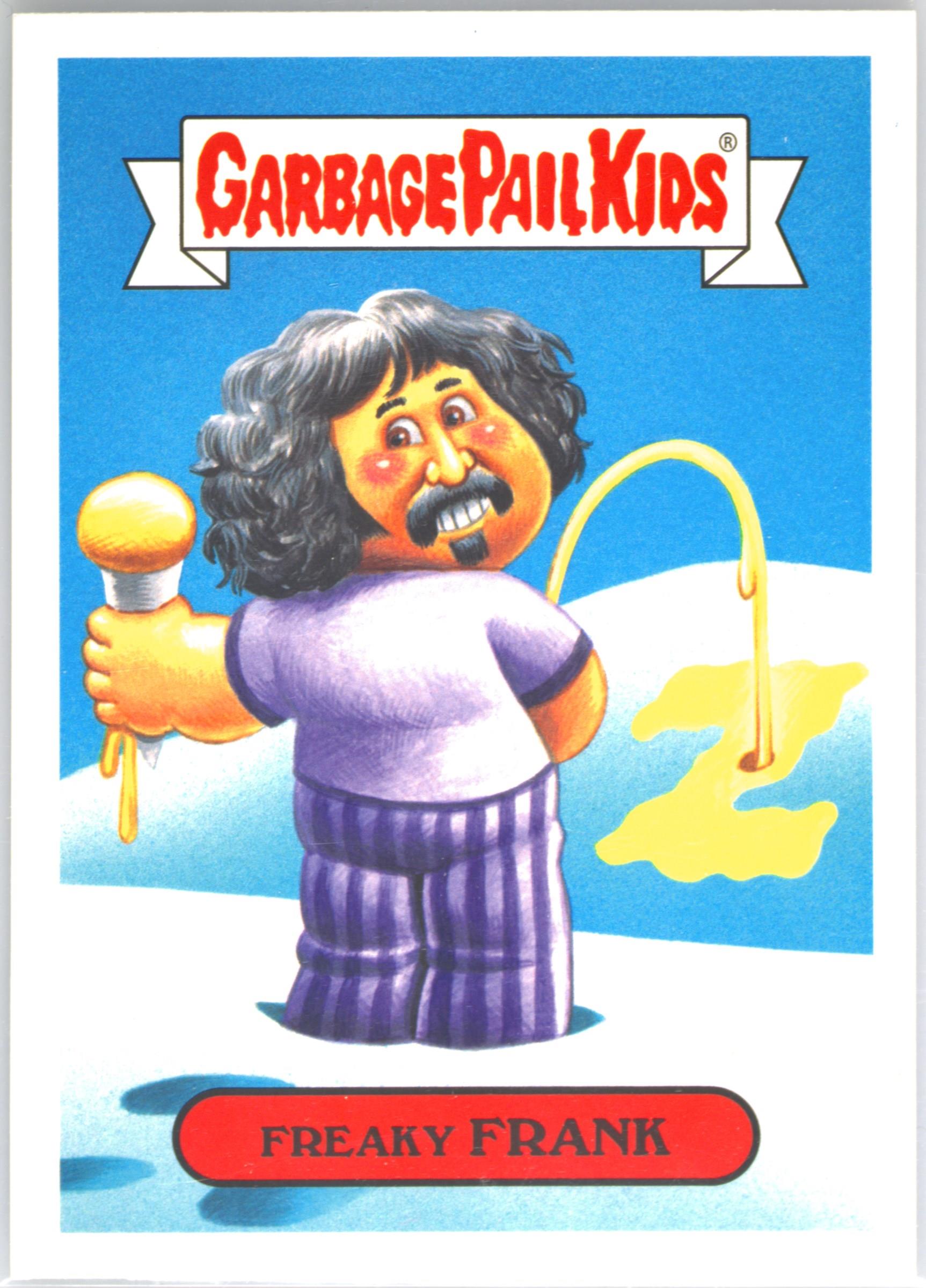 2017 Topps Garbage Pail Kids Battle Of The Bands Classic Rock #13a Freaky Frank front