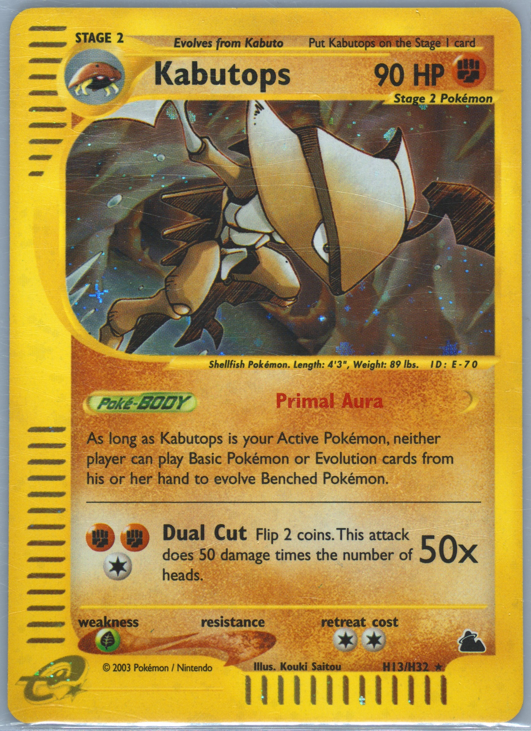 Kabutops Holo PSA 10