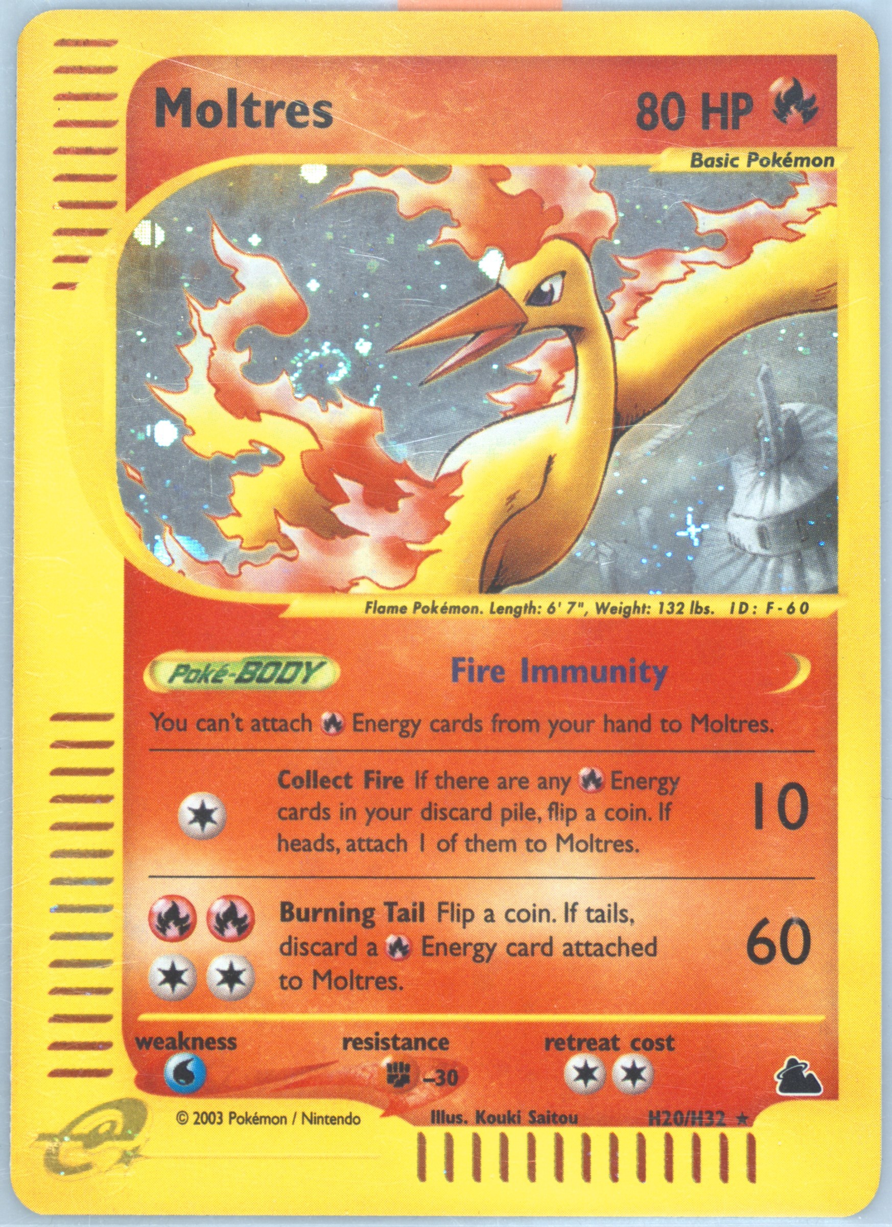 Moltres Holo PSA 9