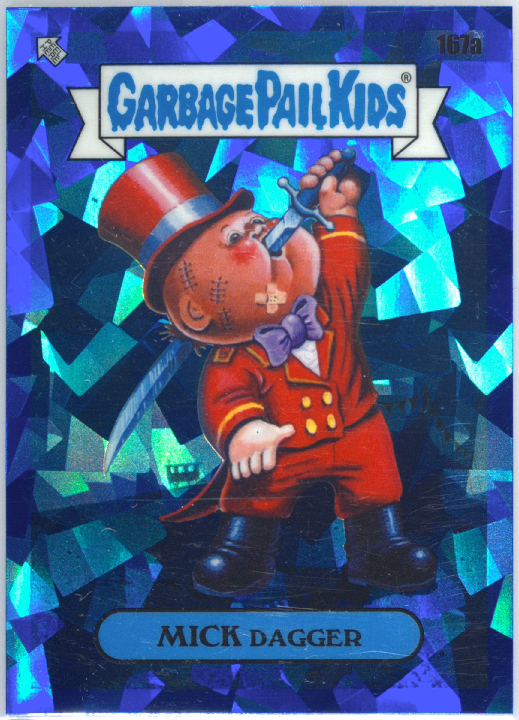 2022 Topps Garbage Pail Kids Sapphire Edition #167a Mick Dagger front