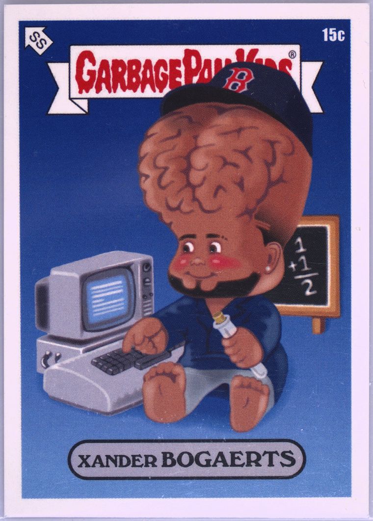 2022 Topps Garbage Pail Kids #15c XANDER BOGAERTS front