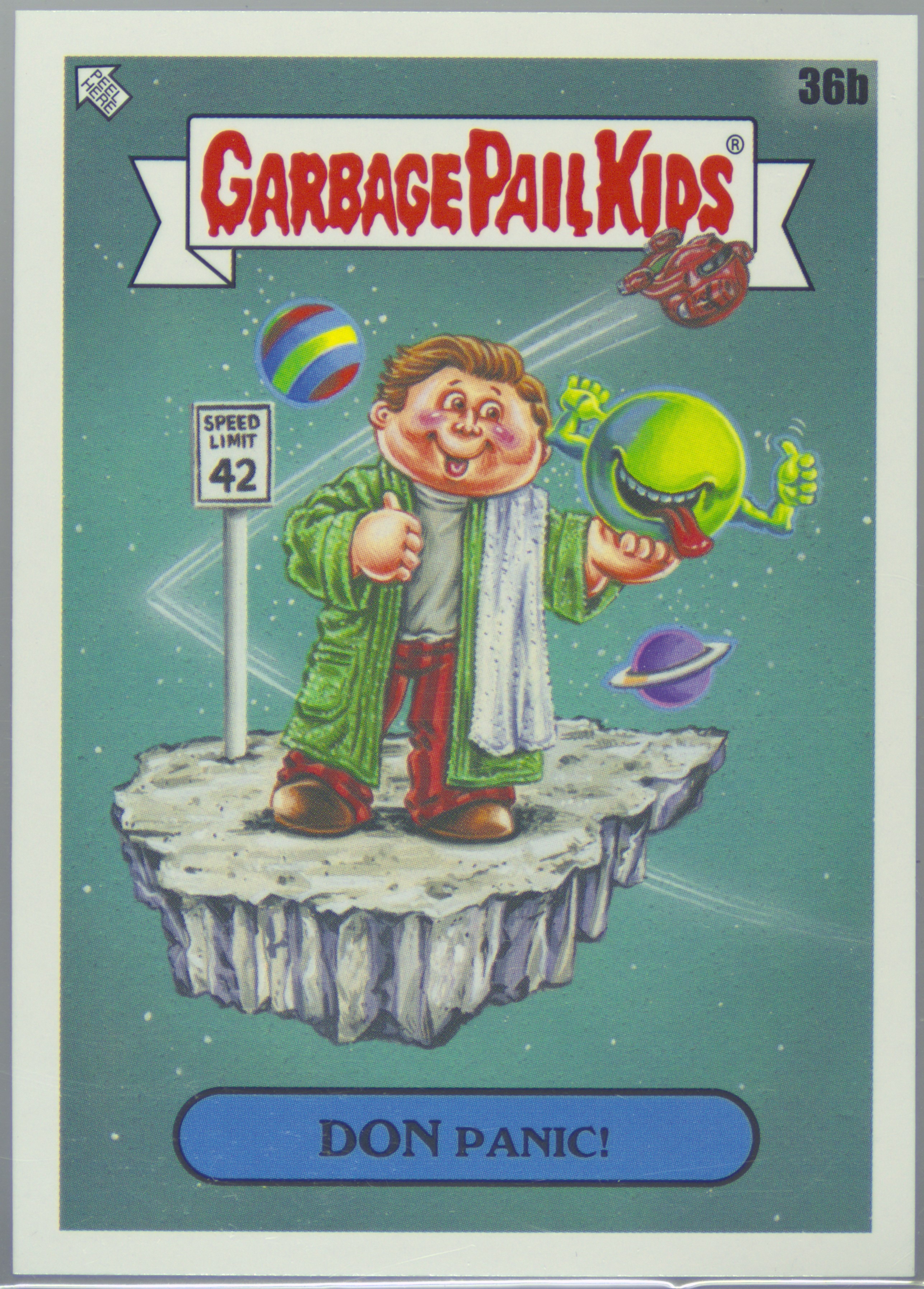 2022 Topps Garbage Pail Kids Book Worms #36b Don Panic! front