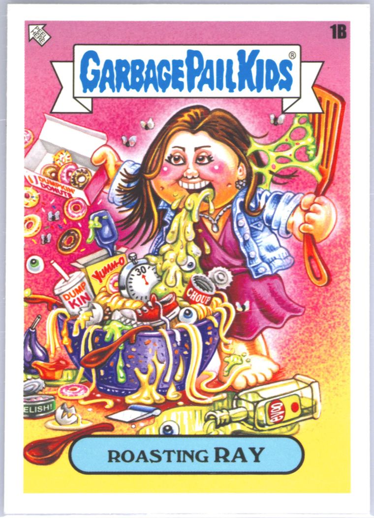 2021 Topps Garbage Pail Kids Food Fight #1b Roasting Ray front