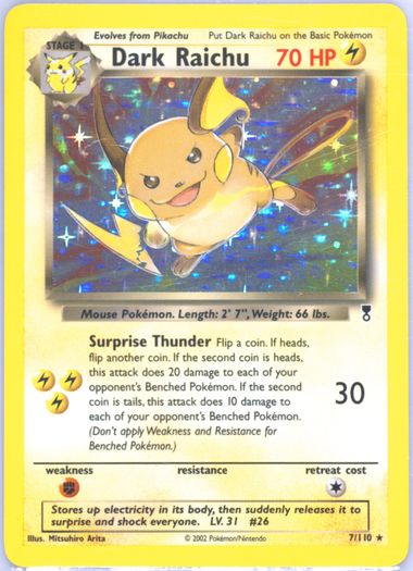 Auction Prices Realized Tcg Cards 2002 POKEMON LEGENDARY