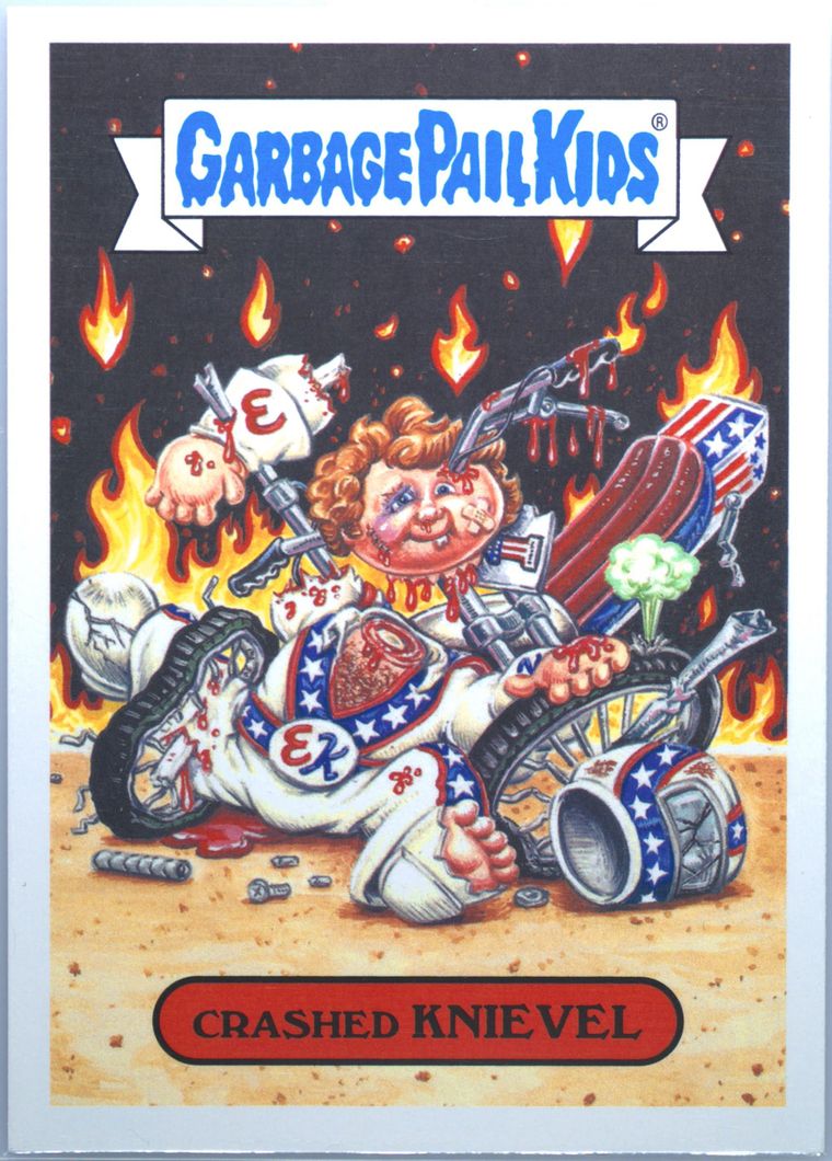 2016 Topps Garbage Pail Kids American As Apple Pie #6b Curly Carla front
