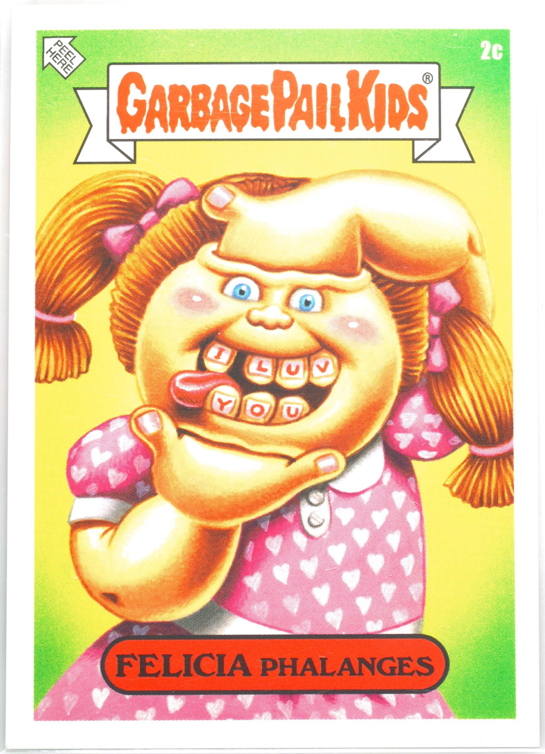 2023 Topps Garbage Pail Kids Valentine'S Day Is Canceled #2c Felicia Phalanges front