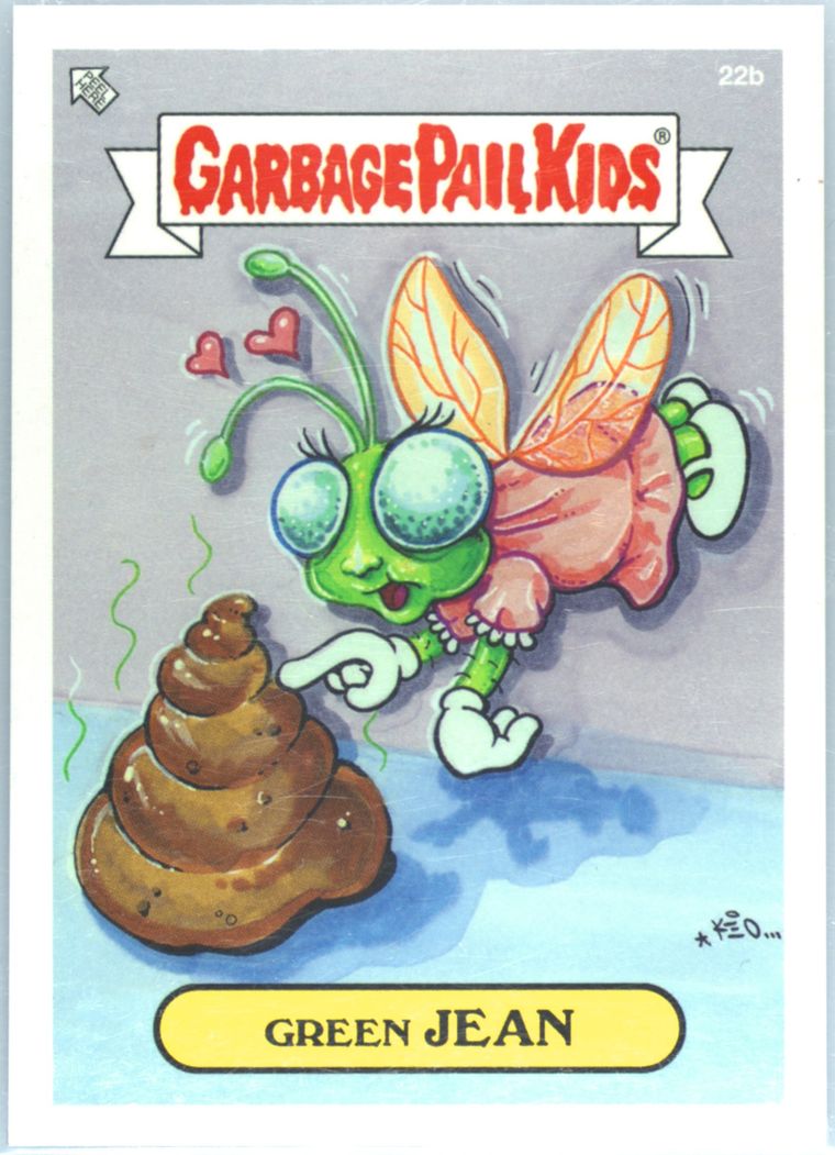 2020 Topps Garbage Pail Kids Beyond The Streets #22b Green Jean front