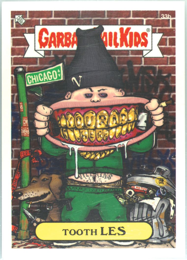 2020 Topps Garbage Pail Kids Beyond The Streets #33b Tooth Les front