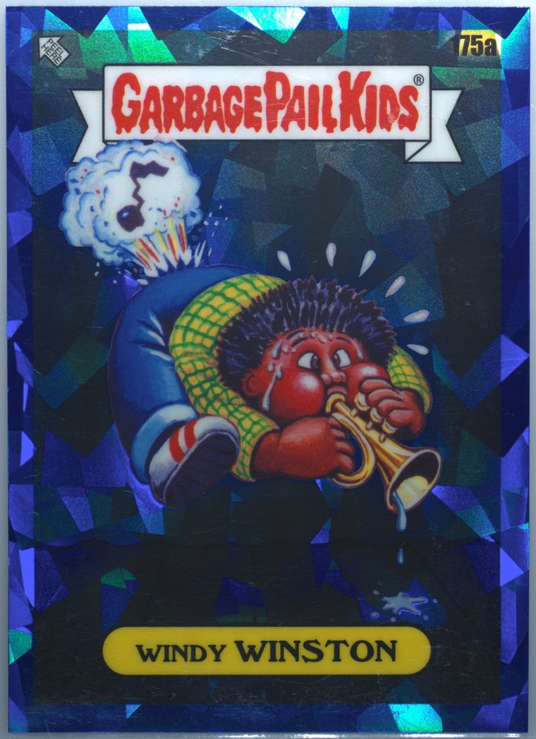 2022 Topps Garbage Pail Kids Sapphire Edition #175a Windy Winston front