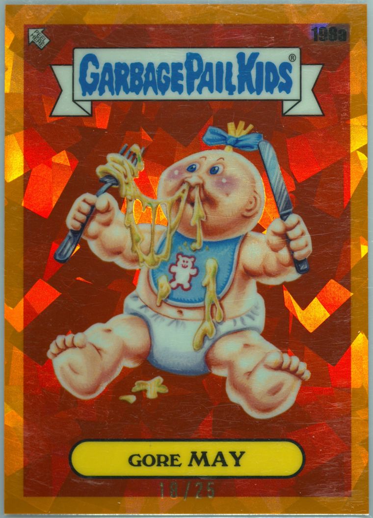 2021 Topps Garbage Pail Kids Sapphire Edition Orange #198a Gore May front