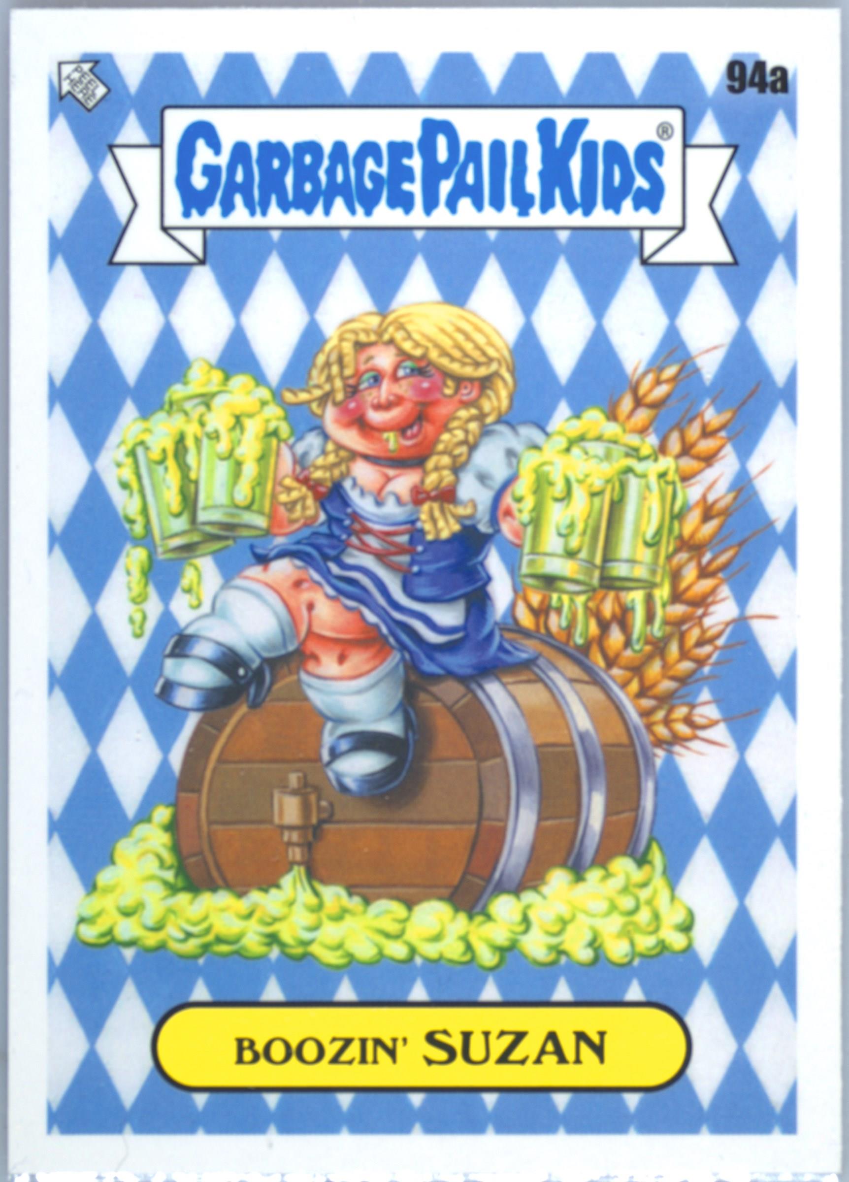 2023 Topps Garbage Pail Kids Go On Vacation #94a Boozin' Suzan front