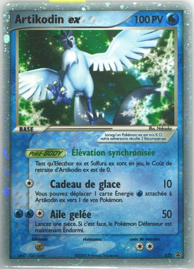 Auction Prices Realized Tcg Cards 2005 POKEMON BLACK STAR PROMOS Artikodin  Ex-Holo