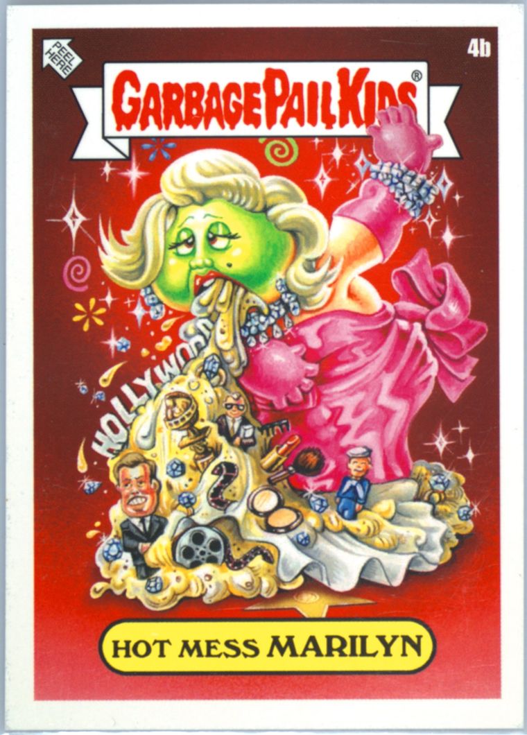 2023 Topps Garbage Pail Kids Not-Scars #4b Hot Mess Marilyn front
