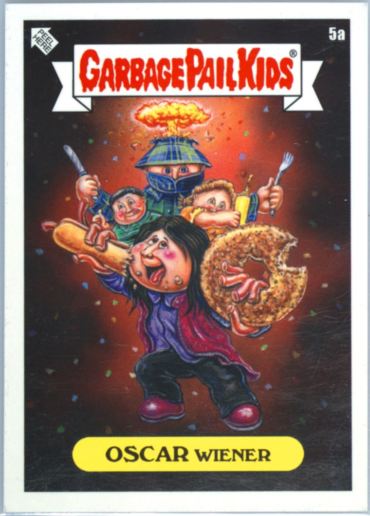 2023 Topps Garbage Pail Kids Not-Scars #5a Oscar Wiener front