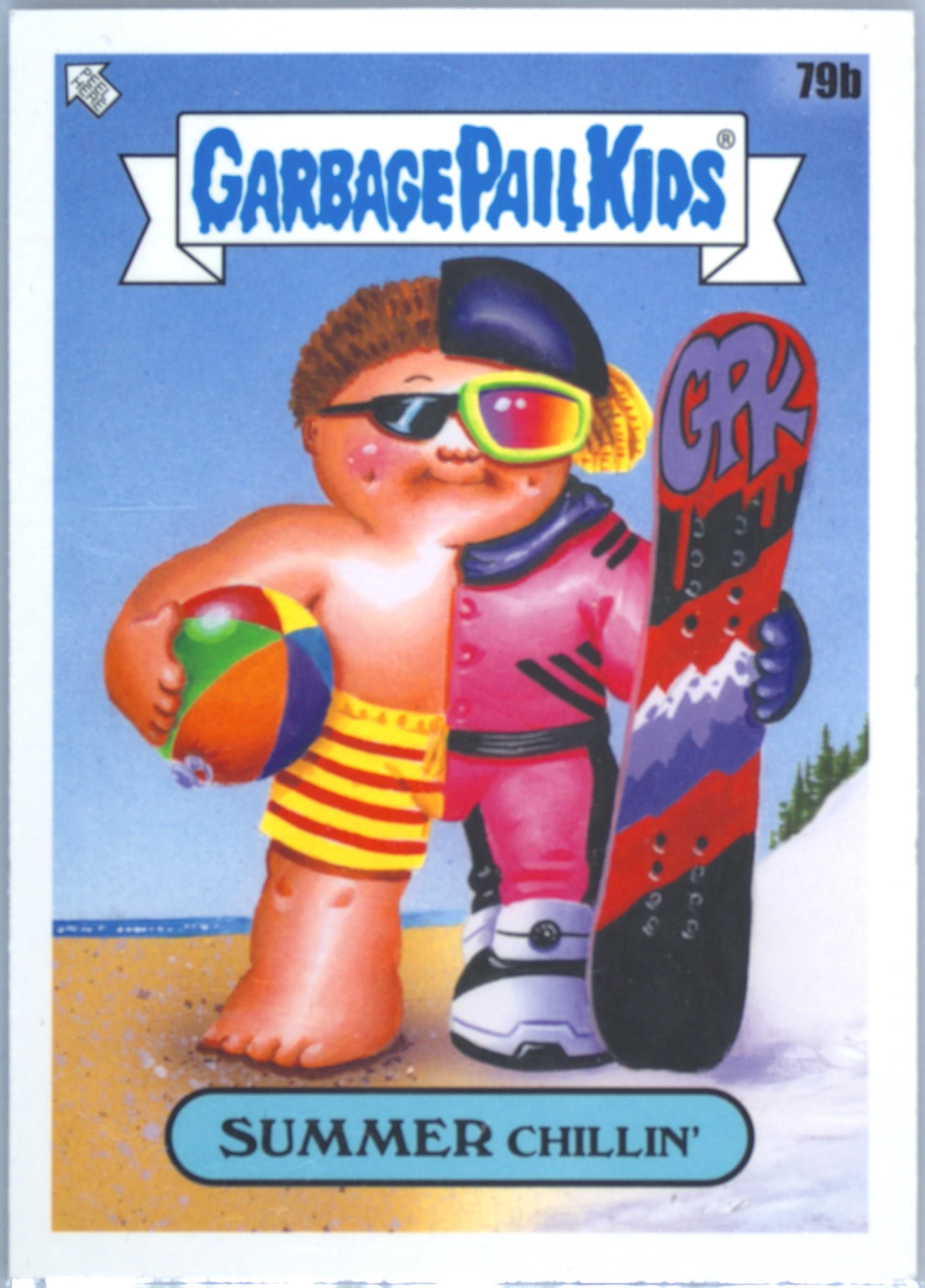 2023 Topps Garbage Pail Kids Go On Vacation #79b Summer Chillin' front