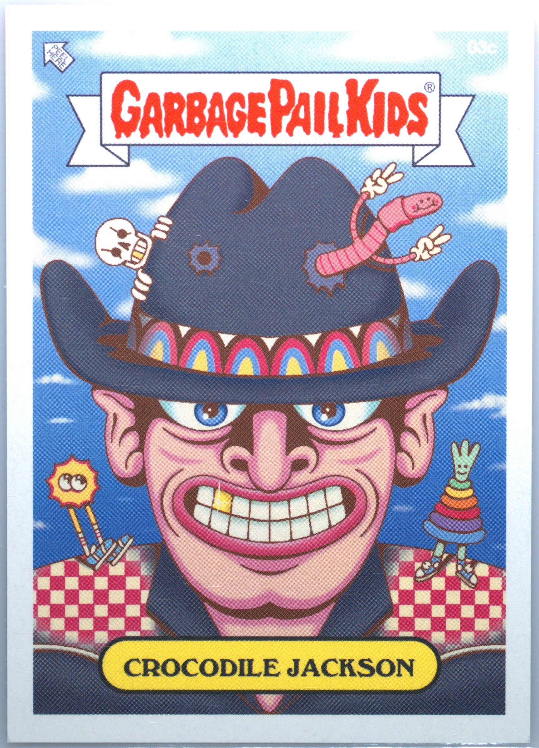 2021 Topps Garbage Pail Kids Beyond The Streets Series 2 #03c Crocodile Jackson front
